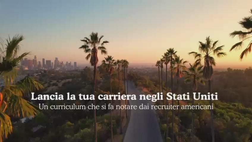 Carica il video: Lancia la tua carriera negli Stati Uniti